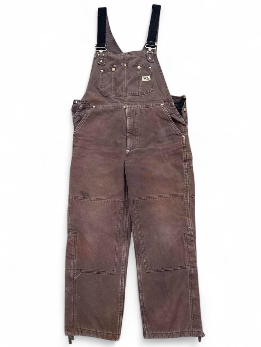 Wells Lamont Brown Canvas Utility Overalls